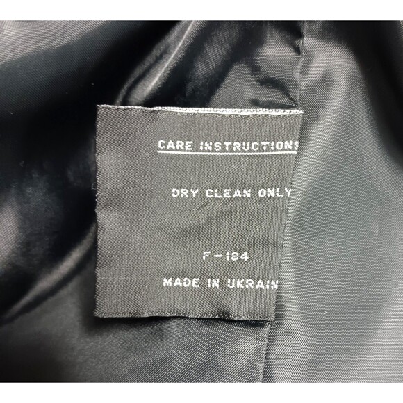 Vintage Barn Chore Coat Wn XL Black Wool Sherpa Lined Hood Winter Old Money 90s - Picture 10 of 10